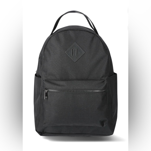 NWOT Classic Black Backpack with Interior Laptop Sleeve - Picture 1 of 5